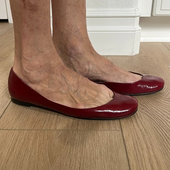 Blue/Red leather flats made in UAE collectible closing ceremony 2002 - Picture 2 of 9